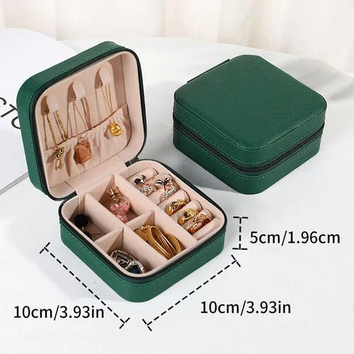 Portable Mini Jewelry Storage Box Travel Organizer Jewelry Case-10