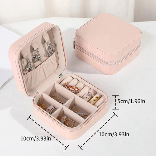 Portable Mini Jewelry Storage Box Travel Organizer Jewelry Case-6